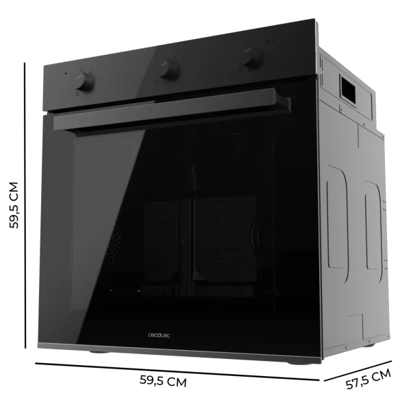 Imagen 3 Horno multifunción Bolero Hexa M236000 Dark Inox de 70L, clase A y 2800W. Incluye tecnología Steam Assist, Steam EasyClean y triple cristal para mayor seguridad.