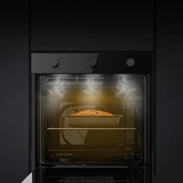 Imagen 7 Horno multifunción Bolero Hexa M236000 Dark Inox de 70L, clase A y 2800W. Incluye tecnología Steam Assist, Steam EasyClean y triple cristal para mayor seguridad.