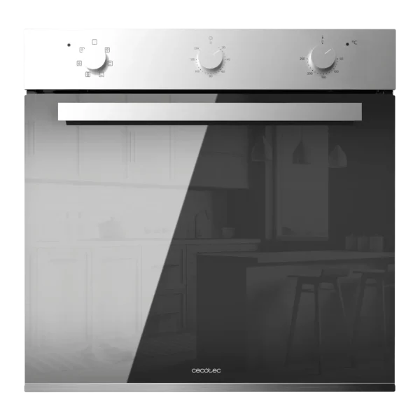 Imagen 2 Horno integrable multifunción Bolero Hexa M236000 Mirror Time A de 70L, 2800W y 6 funciones. Incluye Steam EasyClean, Triple Glass y eficiencia energética Clase A.