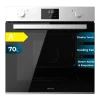 Horno multifunción Cecotec Bolero Hexa M226001 de 70 litros con acabado en acero inoxidable y panel digital.