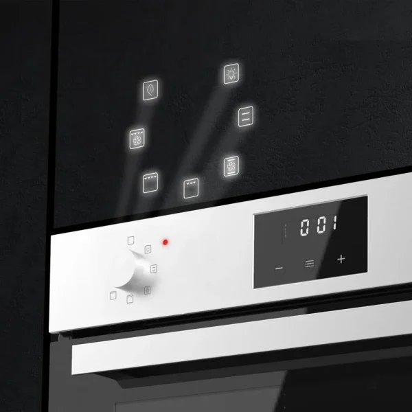 Imagen 6 Horno integrable Cecotec Bolero Hexa M226001 de 70L, clase A y 2800W. Con 7 funciones, Steam Assist para cocción al vapor y limpieza Steam EasyClean.
