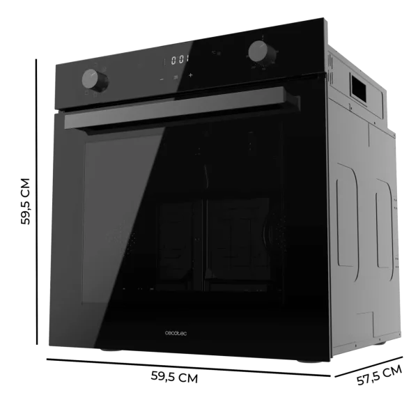 Imagen 3 Horno multifunción Bolero Hexa M226001 de 70L, clase A y 2800W. Con 7 funciones, Steam Assist y limpieza Steam EasyClean para una cocina eficiente y saludable.