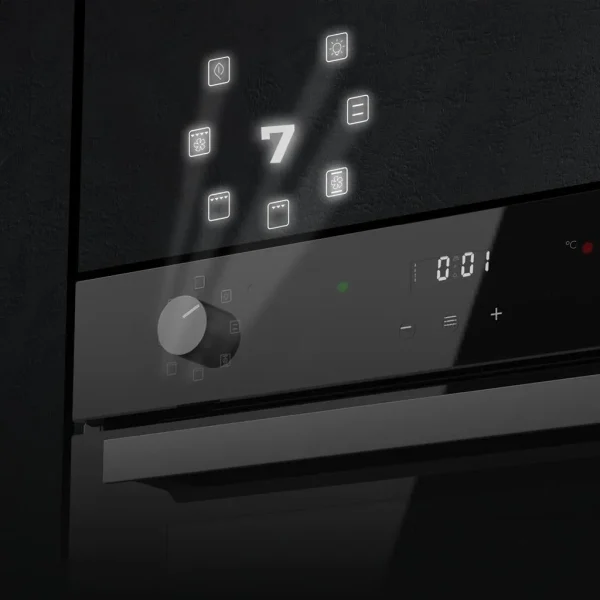 Imagen 6 Horno multifunción Bolero Hexa M226001 de 70L, clase A y 2800W. Con 7 funciones, Steam Assist y limpieza Steam EasyClean para una cocina eficiente y saludable.