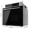 Imagen 2 Horno pirolítico Bolero Hexa P516000 de 73L, clase A y 3250W. Con 14 funciones, Pizza Master y Airfryer Master para resultados profesionales en cada receta.