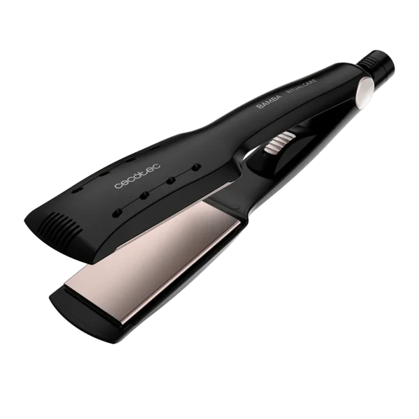 Plancha de pelo Cecotec Bamba RitualCare 900 Max con placas anchas y revestimiento de queratina y aceite de argán