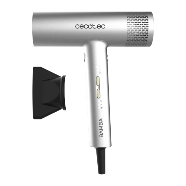 Imagen 4 Secador de pelo digital Cecotec de 2000 W con motor brushless de 105.000 rpm, cuerpo de aluminio, tecnología de iones y control inteligente de calor.