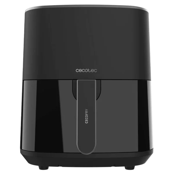 Freidora de aire digital Cecofry Fantastik 5500 negra de 5,5 litros con panel de control táctil iluminado