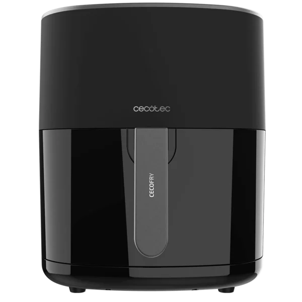 Freidora de aire Cecofry Fantastik 6500 digital con acabado negro y panel táctil iluminado mostrando capacidad de 6,5 litros