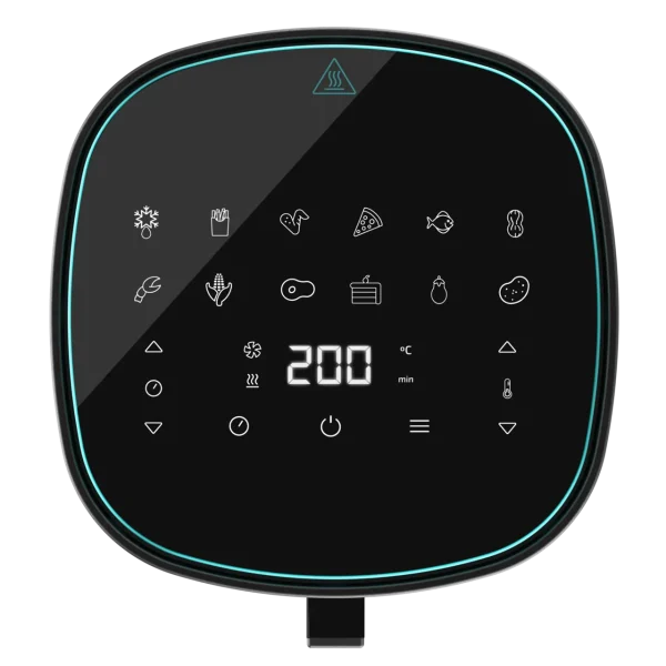 Imagen 2 Freidora de aire digital de 6,5 L y 1700 W con tecnología PerfectCook. Cocina sana con solo una cucharada de aceite, temperatura regulable y 12 modos de cocción.
