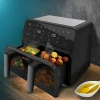 Imagen 5 Freidora de aire Cecotec de 9 L con ventana, cubeta dual y tecnología PerfectCook para cocinar de forma saludable con resultados crujientes y poco aceite.