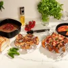 Imagen 2 Optimiza tu freidora de aire de 5 a 6,5 L con este kit de accesorios Cecofry. Incluye moldes antiadherentes y rejillas para cocinar pizzas y repostería.