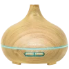 Humidificador ultrasónico Cecotec Pure Aroma 300 Yang con acabado en madera clara y luz LED ambiental
