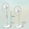 Imagen 7 Ventilador de pie Cecotec EnergySilence 600 Max Flow de 70 W con 6 aspas, motor de cobre, 3 velocidades y oscilación de 75º para un flujo de aire máximo.