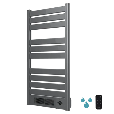 Radiador toallero eléctrico Cecotec Ready Warm 9780 Ceramic Towel INOX con pantalla LED frontal