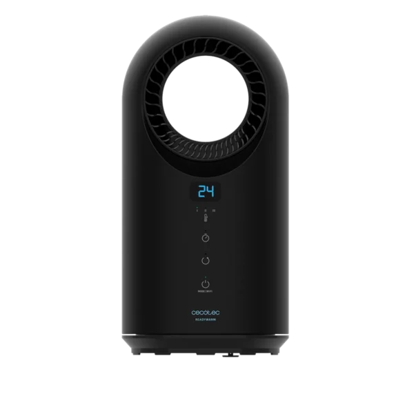 Imagen 3 Calefactor sin aspas de 1500 W con WiFi, mando a distancia y pantalla táctil. Diseño seguro, oscilación y 3 modos para una climatización eficiente.