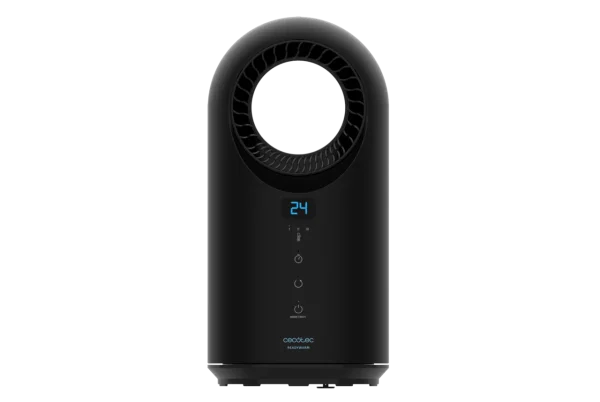 Imagen 4 Calefactor sin aspas de 1500 W con WiFi, mando a distancia y pantalla táctil. Diseño seguro, oscilación y 3 modos para una climatización eficiente.