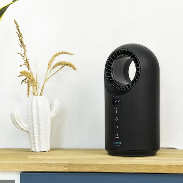 Imagen 8 Calefactor sin aspas de 1500 W con WiFi, mando a distancia y pantalla táctil. Diseño seguro, oscilación y 3 modos para una climatización eficiente.