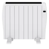 Imagen 2 Emisor térmico de 8 elementos y 1200 W con WiFi. Programable 24/7, diseño ultrafino, pantalla LCD y mando a distancia. Calefacción eficiente de bajo consumo.