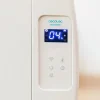 Imagen 4 Emisor térmico de 8 elementos y 1200 W con WiFi. Programable 24/7, diseño ultrafino, pantalla LCD y mando a distancia. Calefacción eficiente de bajo consumo.