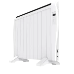Radiador eléctrico ReadyWarm 2000 Thermal Connected de 10 elementos con control Wifi y pantalla LCD en fondo blanco