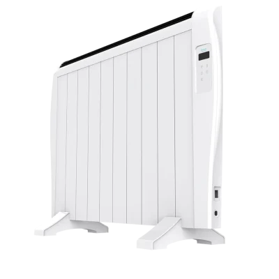 Radiador eléctrico ReadyWarm 2000 Thermal Connected de 10 elementos con control Wifi y pantalla LCD en fondo blanco