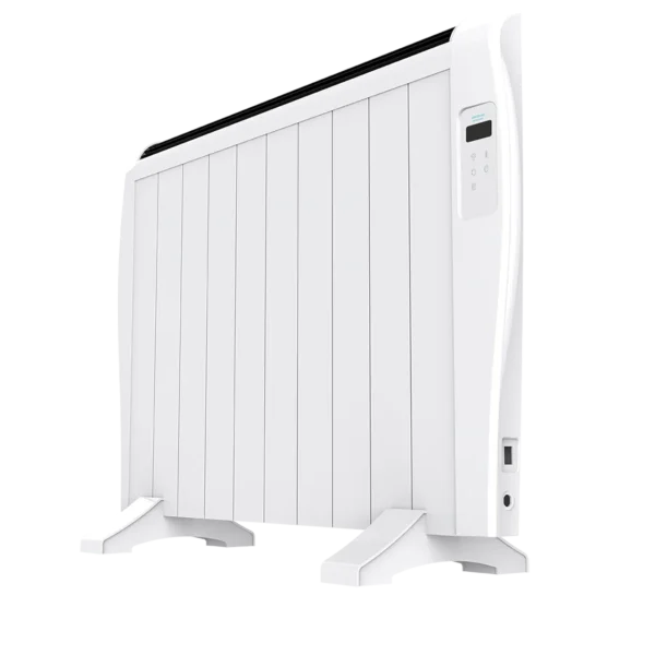 Radiador eléctrico ReadyWarm 2000 Thermal Connected de 10 elementos con control Wifi y pantalla LCD en fondo blanco