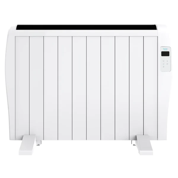Imagen 2 Emisor térmico de 10 elementos y 1500 W con WiFi. Radiador eléctrico de bajo consumo con pantalla LCD, mando a distancia y temporizador programable 24/7.