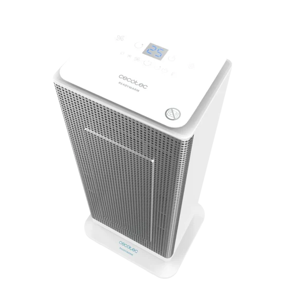 Imagen 3 Calefactor cerámico de 2000 W con pantalla LED, control remoto y oscilación. Dispone de 3 modos, temporizador 24h y triple sistema de seguridad para el hogar.