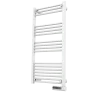 Radiador toallero eléctrico blanco Cecotec ReadyWarm 9200 Smart Towel White con pantalla LED y panel táctil instalado en pared