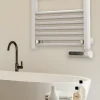 Imagen 8 Radiador toallero eléctrico Cecotec ReadyWarm 9200 Smart Towel White de 750 W. Diseño elegante con pantalla LED, control táctil, temporizador y 3 modos.