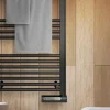 Imagen 5 Radiador toallero eléctrico Cecotec ReadyWarm 9100 Smart Towel Black de 500W y bajo consumo. Incorpora pantalla LED, control táctil y temporizador.