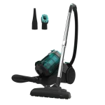 Aspirador de trineo Conga Rockstar Multicyclonic de 800 W con depósito transparente y tubo telescópico metálico.
