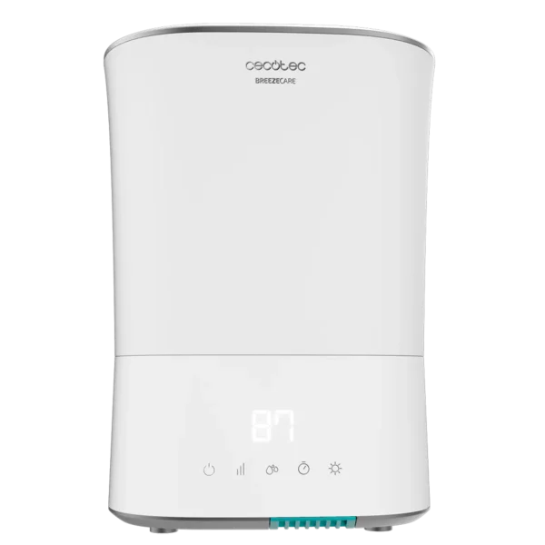 Imagen 2 Humidificador BreezeCare 3500 Warm con 5,5L de capacidad, 400 ml/h de vaporización y filtro cerámico. Cubre hasta 35 m² con una autonomía de hasta 22 horas.