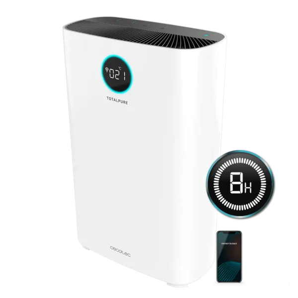 Purificador de aire Cecotec TotalPure 5000 Connected con pantalla LED y control inteligente Wi-Fi