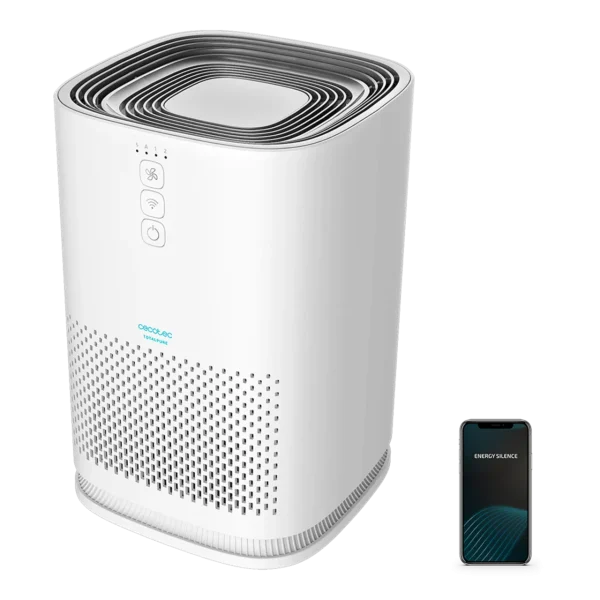 Imagen 2 Purificador de aire Cecotec TotalPure 1500 Connected con Wi-Fi, triple filtración y sensor PM 2.5. Limpieza eficiente para estancias de hasta 40 m³.