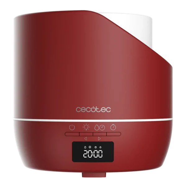 Imagen 2 Difusor de aroma Cecotec PureAroma 500 Smart Garnet de 500 ml con pantalla LED, temporizador 12h y función despertador. Cobertura de 30 m² y tres modos.