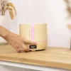 Imagen 5 Difusor de aromas de 500 ml con control por App, altavoz Bluetooth y pantalla LED. Humidificador ultrasónico con cobertura de 30 m² y temporizador de 12 horas.