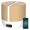 Difusor de aromas Cecotec PureAroma 550 Connected White Woody con acabado madera y pantalla digital