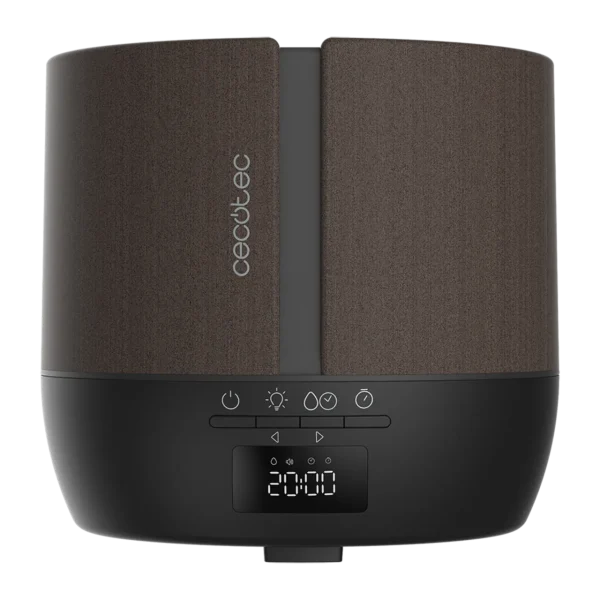 Imagen 3 Difusor de aromas PureAroma 550 Connected Black Woody de 500 ml con Bluetooth, altavoz y control por App. Humidifica estancias de 30 m² con estilo y tecnología.