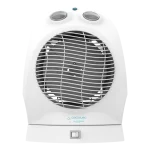 Calefactor eléctrico ReadyWarm 9890 Force Rotate de 2400 W con diseño vertical y controles analógicos de precisión