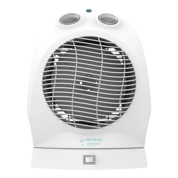 Calefactor eléctrico ReadyWarm 9890 Force Rotate de 2400 W con diseño vertical y controles analógicos de precisión