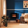Imagen 4 Chimenea eléctrica curva de 26" con 2000 W y WiFi. Calienta hasta 25 m² con 2 niveles de potencia, mando a distancia y temporizador programable.