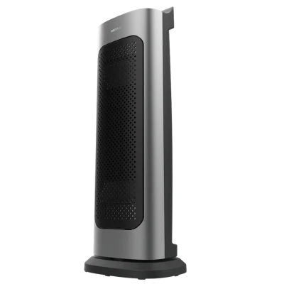 Calefactor cerámico vertical ReadyWarm 6800 Ceramic Sky Smart negro con pantalla digital y mando a distancia