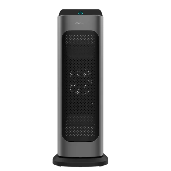 Imagen 2 Calefactor cerámico vertical de 2000 W con oscilación y mando a distancia. Pantalla LED, termostato regulable y 3 modos para estancias de hasta 20 m².