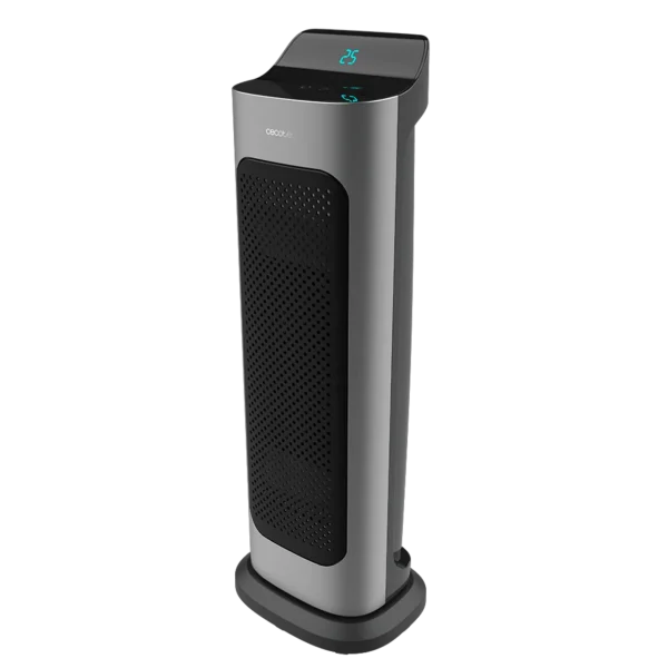 Imagen 3 Calefactor cerámico vertical de 2000 W con oscilación y mando a distancia. Pantalla LED, termostato regulable y 3 modos para estancias de hasta 20 m².