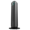 Calefactor cerámico vertical ReadyWarm 10150 Smart Ceramic Pro con pantalla LED y mando a distancia en color negro y plata