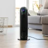 Imagen 4 Calefactor cerámico vertical de 2200 W con oscilación, pantalla LED y mando a distancia. Termostato regulable y temporizador para estancias de hasta 22 m².