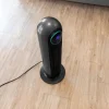 Imagen 7 Calefactor cerámico vertical de 2200 W con oscilación, pantalla LED y mando a distancia. Termostato regulable y temporizador para estancias de hasta 22 m².