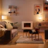 Imagen 5 Chimenea eléctrica de 26” con 2000 W, control WiFi y mando a distancia. Calienta estancias de 25 m² con efecto de llamas realistas LED ajustables.