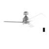 Ventilador de techo EnergySilence Aero 4850 Style White con luz LED encendida y aspas blancas